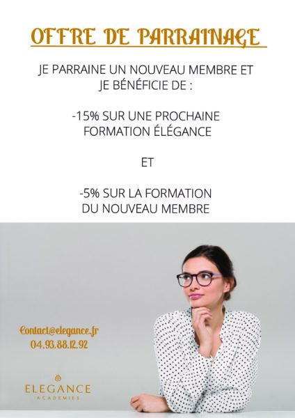 Offre de parrainage classique Affiche A3 V6