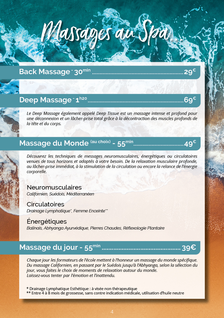 Menu de Soin JUNGLE 2022 V5_4 Menu de Soin JUNGLE 2022 V5 4