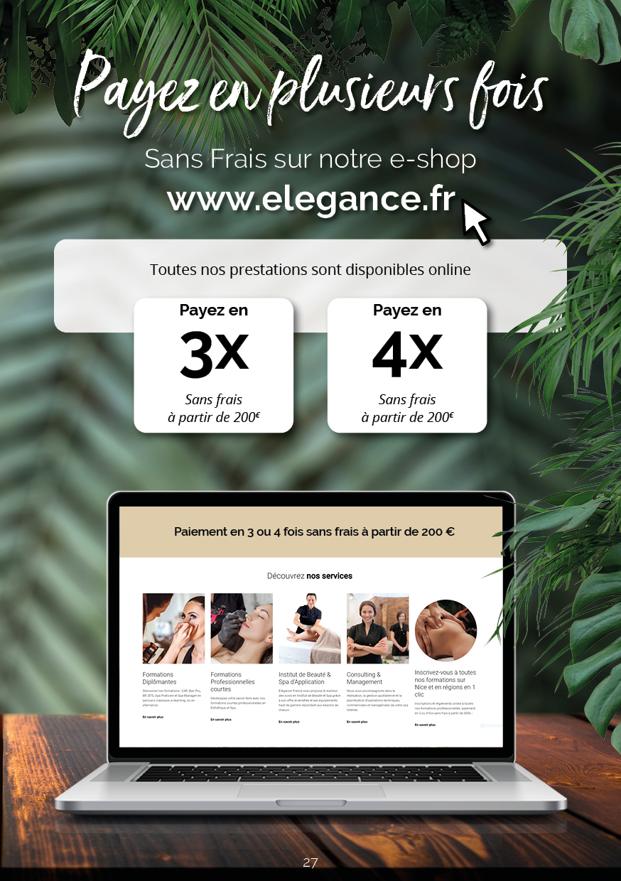 Menu de Soin JUNGLE 2023-27 Menu de Soin JUNGLE 2023 27