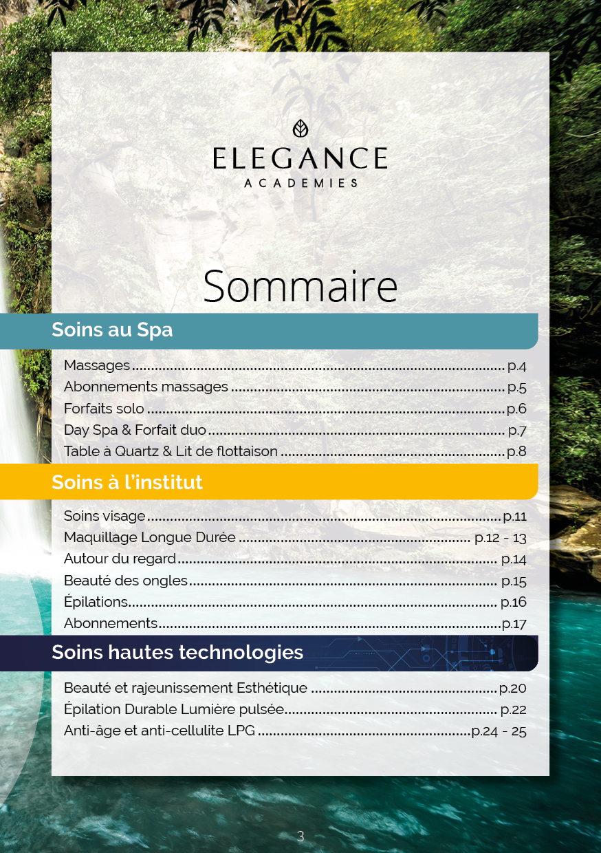 Menu de Soin3 Menu de Soin3