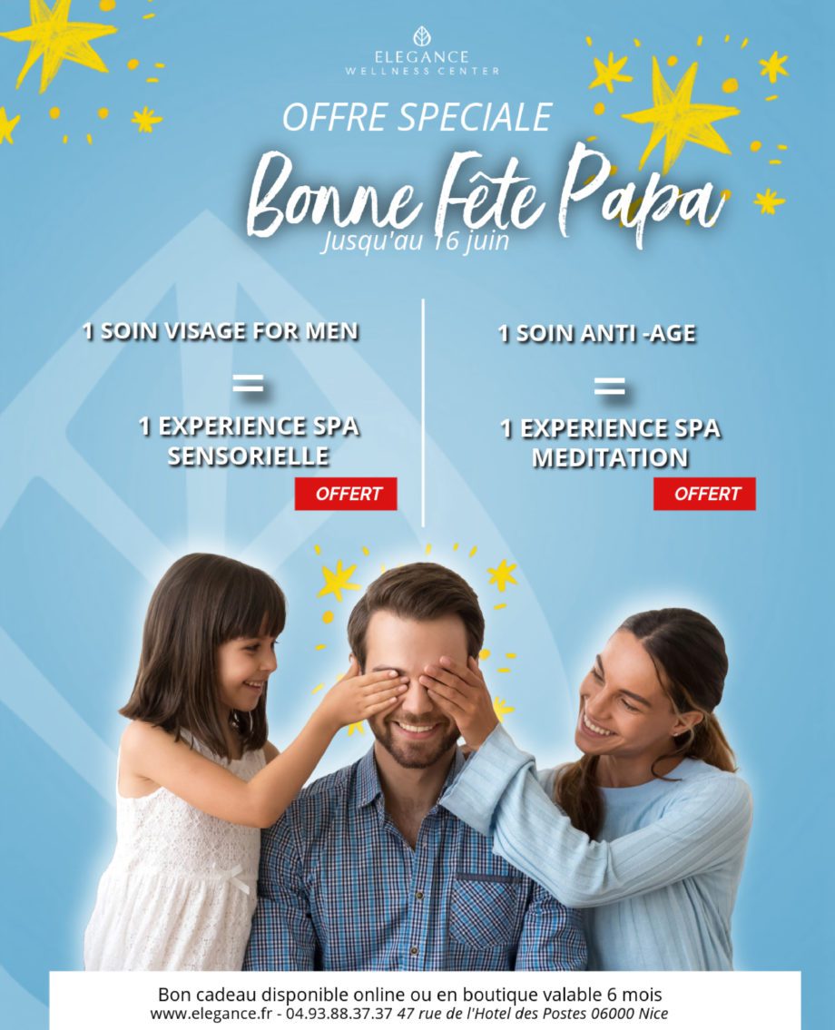 Fête des pères : Soin visage For Men + 1 expérience spa sensorielle AuraSens