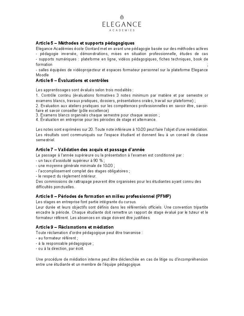D Annexe 2 Reglement Pedagogique Page 2