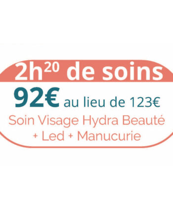 Fête des mères : 1 soin visage Expert Hydra Beauté + 1 Led + 1 manucurie