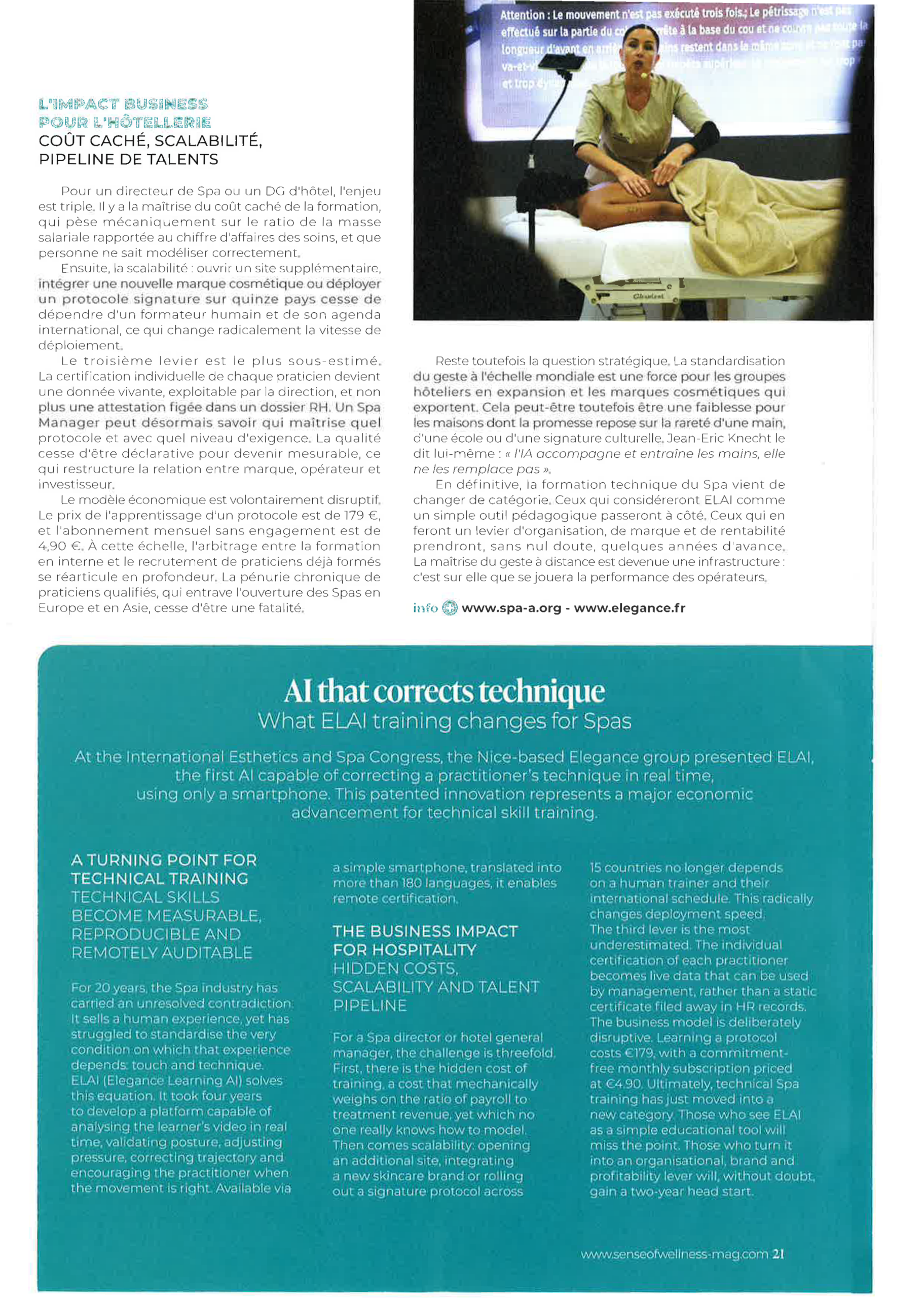 Parution Presse par Isabelle Charrier de Sense of Wellness Magazine - Juillet 2026 2 20260702154043 Page 2 scaled