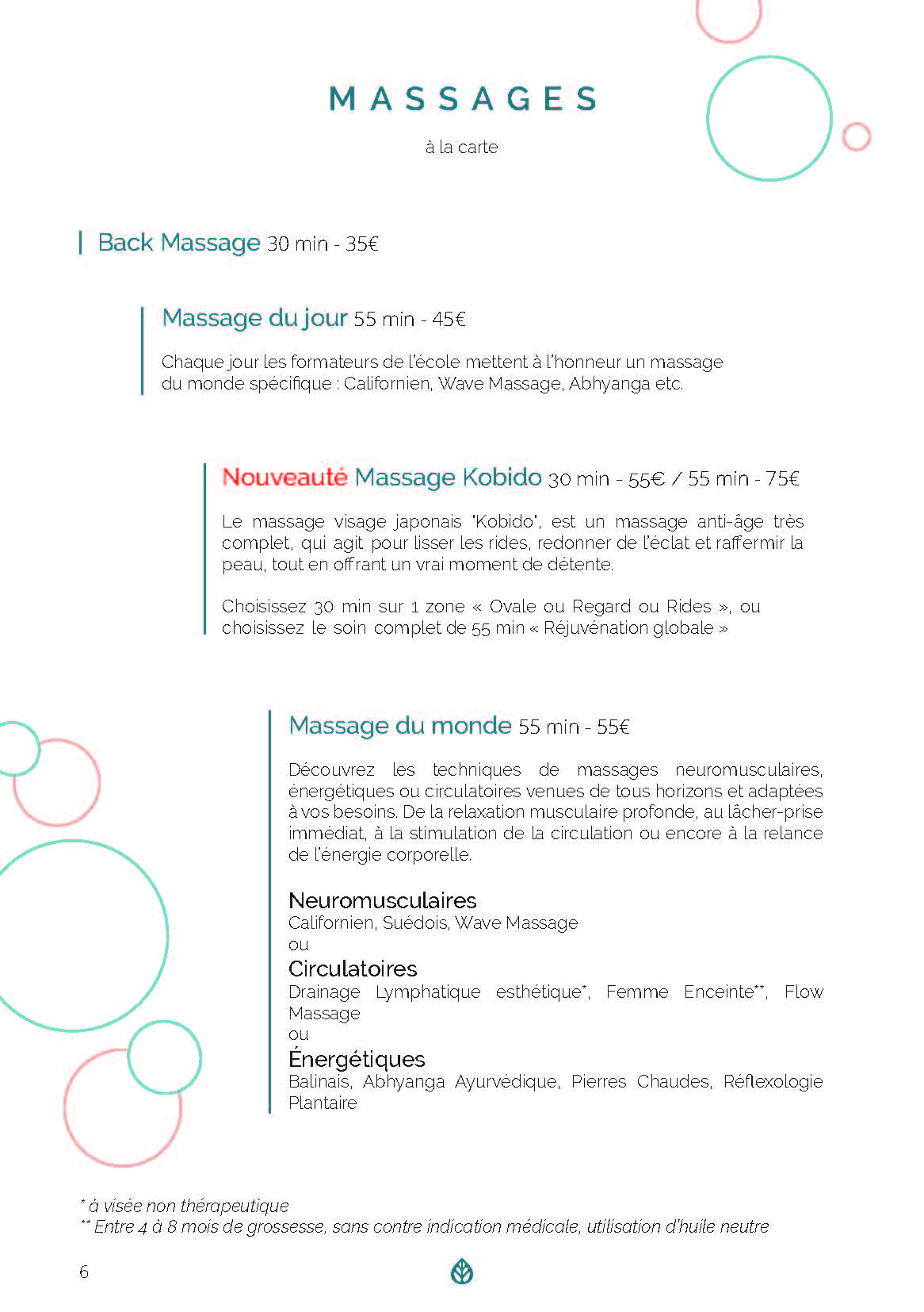 Menu de soin septembre 2026 sur pdfVF Page 06