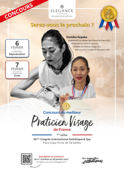 Affiche A3 Concours Meilleur Praticien Visage 2027 Affiche A3 Concours Meilleur Praticien Visage 2027