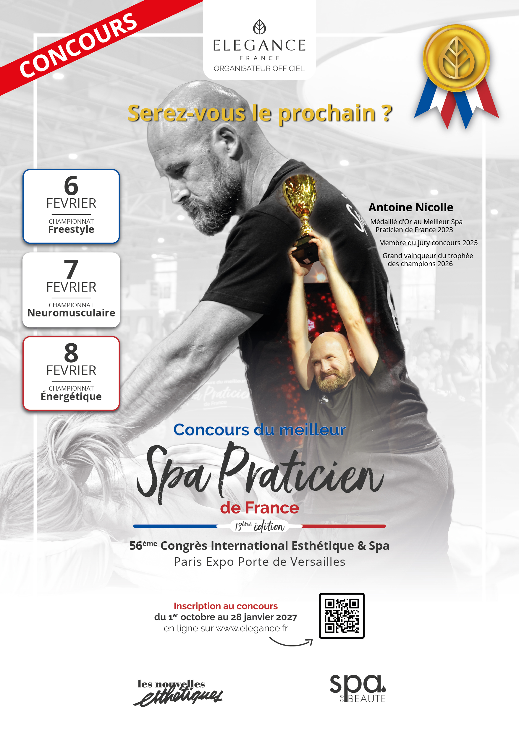 Inscription Concours du Meilleur Spa praticien 1 Inscription Concours du Meilleur Spa praticien