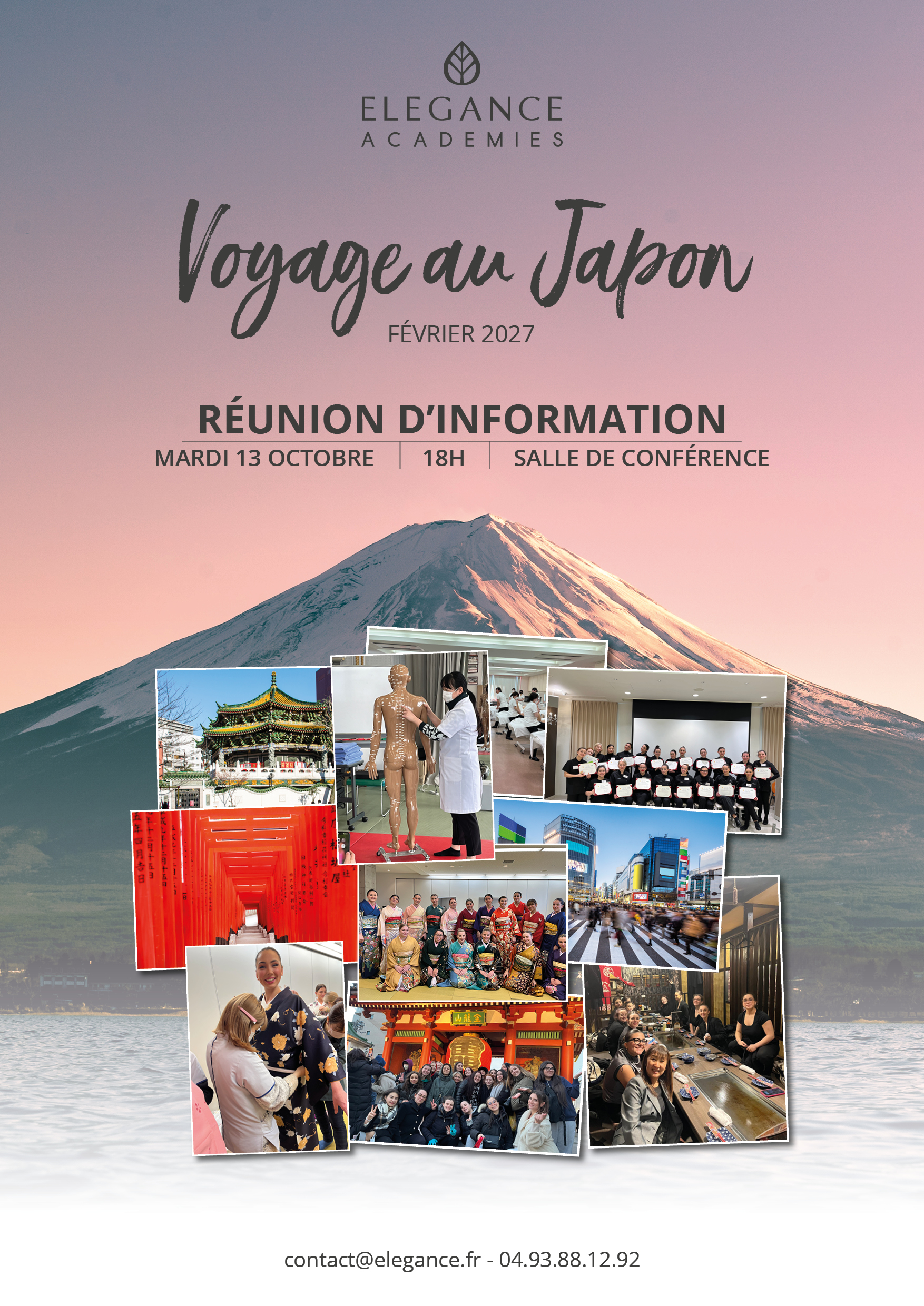 Affiche Voyage Japon 2026