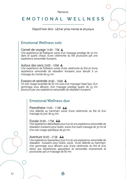 Menu de soin EXPERT 202612 Menu de soin EXPERT 202612