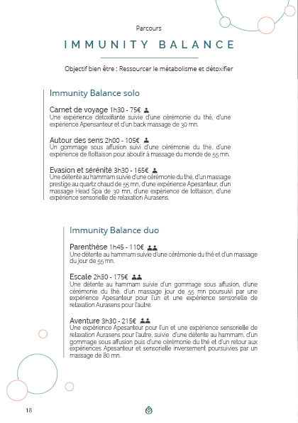 Menu de soin EXPERT 202618 Menu de soin EXPERT 202618