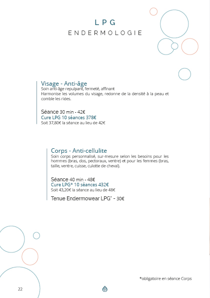 Menu de soin EXPERT 202622 Menu de soin EXPERT 202622