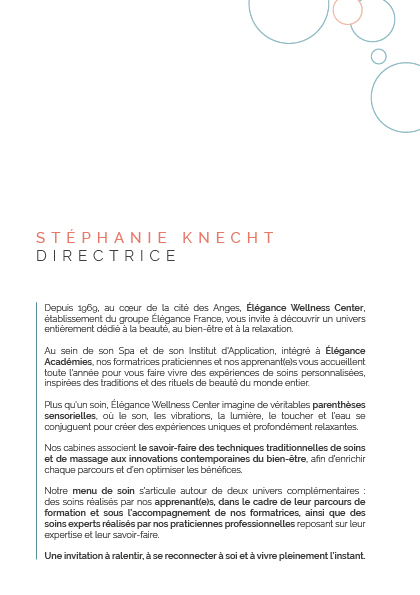 Menu de soin EXPERT 20263 Menu de soin EXPERT 20263