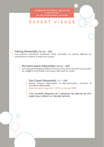 Menu de soin EXPERT 202638 Menu de soin EXPERT 202638